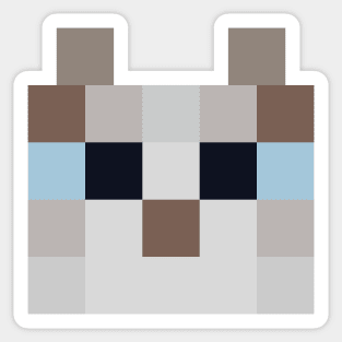 Minecraft Ragdoll Cat Simple Sticker